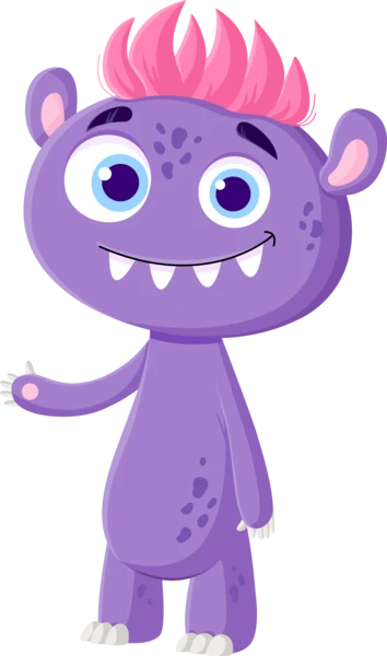 Offloo mascot waving